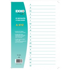 Separator plastic numere A-Z EXXO